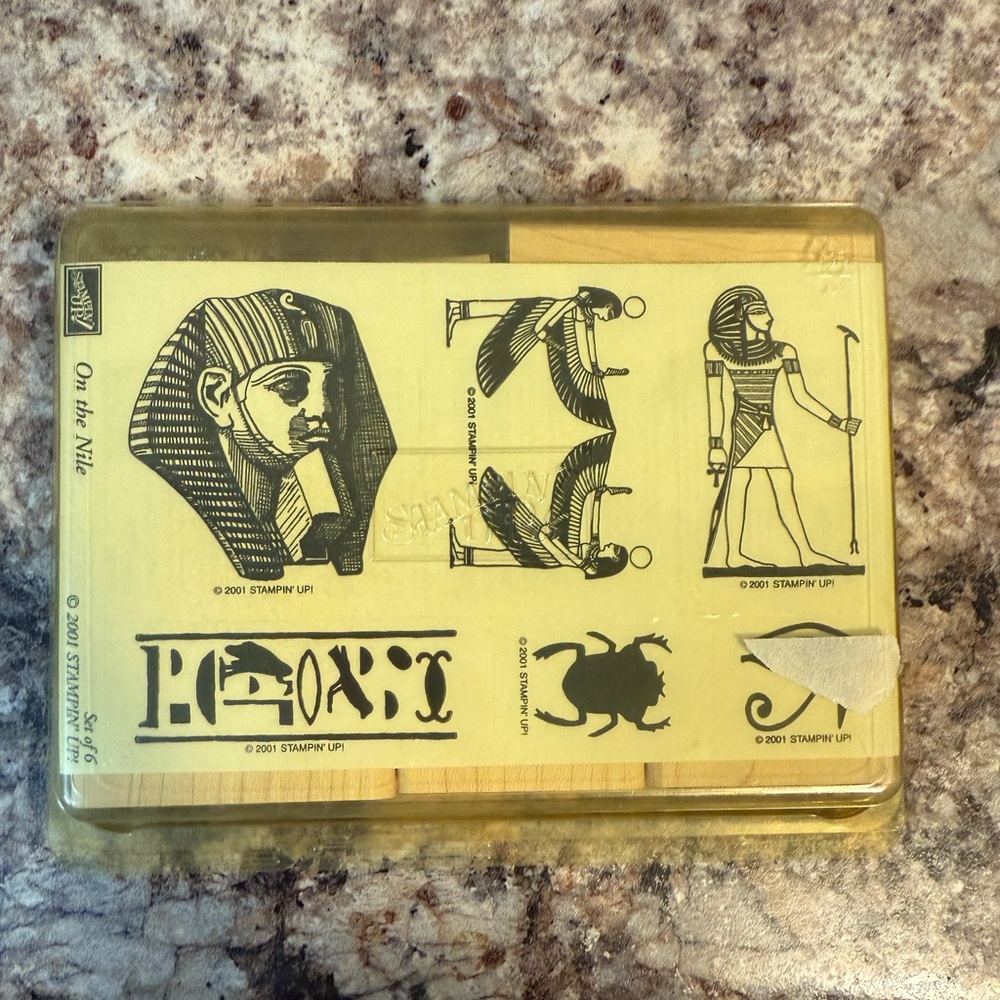 NWT vintage  Stampin’ Up “on the Nile” stamp collection